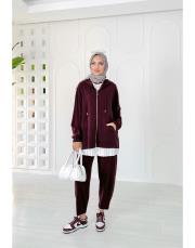 perla premium burgaz oysho takım bordo 2