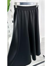 scuba beli lastikli etek siyah 2
