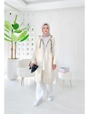 fashion üç iplik spor kap bej