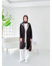 fashion üç iplik spor kap acı kahve 2