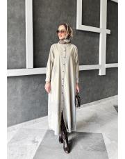 ithal fersaa kadife aplike detay gömlek taş