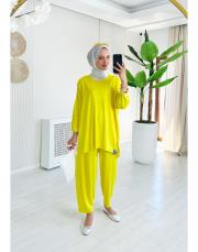 retro iki ip salaş takım sarı 2