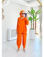 retro iki ip salaş takım turuncu 2