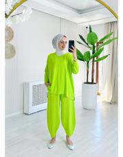 retro iki ip salaş takım elmayeşili