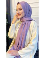 l jakarlı şal lila