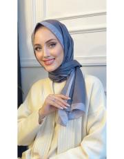 monogram şal antrasit