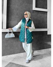 beta kapitone yelek petrol