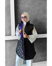 beta kapitone yelek siyah 2