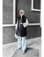 beta kapitone yelek siyah 3