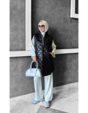 beta kapitone yelek siyah 4