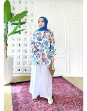 masha ithal ceketli keten takım ekru 3