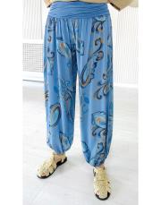 asena ithal viskon şalvar  pantolon indigo 2