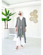 çizgili gofre cadı kap antrasit 3