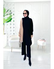 arven merserize triko salaş tunik bej 2