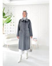 santa tay tüğü oversize kap antrasit 3