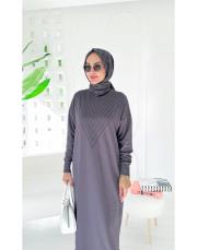 neva merserize standart elbise antrasit 2