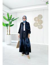 ithal kaşvi keten takım lacivert 2