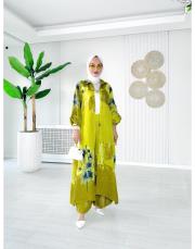 ithal kaşvi keten takım yağyeşili 2