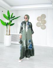 ithal kaşvi keten takım haki