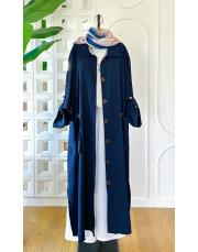 kırınkıl tahta düğme kap lacivert 2