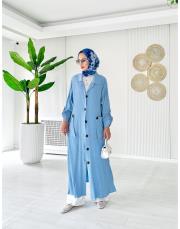 kırınkıl tahta düğme kap bebemavi