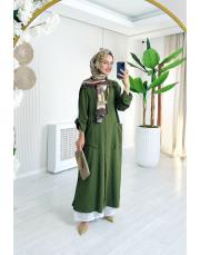 kırınkıl tahta düğme kap haki 2