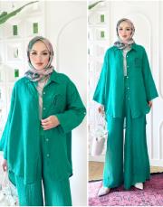 rosa ithal salaş keten takım benetton