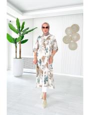 bijal ithal pamuklu gömlek taş 2