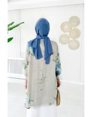 ithal markel keten sırtı düğmeli tunik taş 2