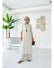 %100 pamuk kanguru cep elbise tunik taş 2