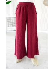 klass %100 pamuk pantolon bordo