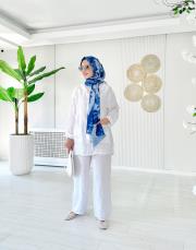 marjin ithal keten takım beyaz 2