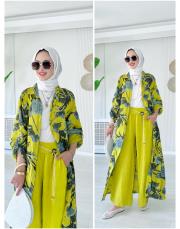 bestello ithal keten takım sarı