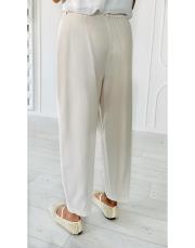 tencel pamuk  pantolon bej 2