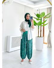 çarkıfelek ithal viskon şalvar  pantolon benetton 2