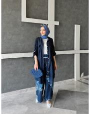 ithal lia keten takım lacivert