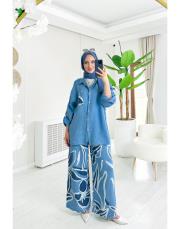 ingles ithal keten takım indigo 2