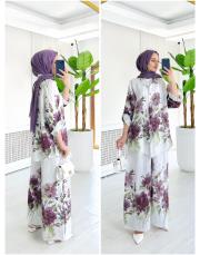 samira ithal keten takım ekru