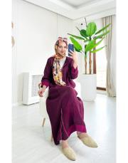 farah ithal etekli keten takım bordo 2