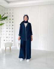 alessia tencel takım lacivert 2