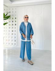 alessia tencel takım mavi 2