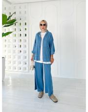 alessia tencel takım mavi 3