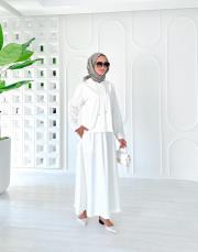 louris etekli takım ekru