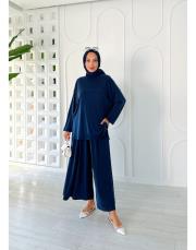 pierre tunik lacivert