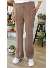 nervür çıma dikiş premium oysho pantolon vizon