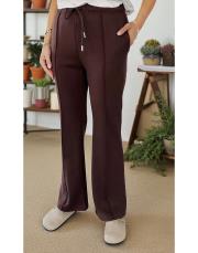 nervür çıma dikiş premium oysho pantolon kahve