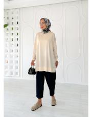 style iki ip oversize sweat bej 3