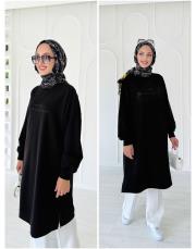 reminder diz altı iki ip tunik siyah