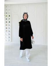 reminder diz altı iki ip tunik siyah 2