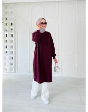 reminder diz altı iki ip tunik bordo 2